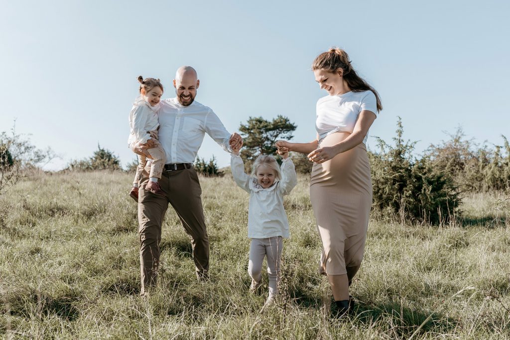 babybauch familie shooting